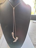 Prachtige antieke zilveren breinaalden beschermers., Verzenden, Zilver, Ketting