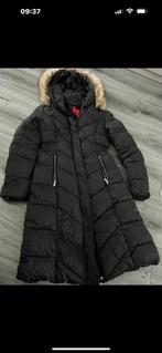 Guess Winterjas met bontkraag - Maat xs, Ophalen of Verzenden, Zo goed als nieuw, Maat 38/40 (M), Zwart