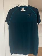 Gymshark shirt blue OG phantom seamless David Laid Gym, Kleding | Heren, Sportkleding, Ophalen of Verzenden, Maat 48/50 (M), Blauw