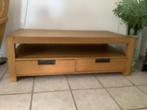Blank eiken salon tafel, Huis en Inrichting, Ophalen, Gebruikt, 100 tot 150 cm, Eikenhout