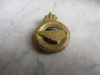 Oude militaire speld, Belgie, messing, transport troepen, Ophalen of Verzenden, Landmacht, Overige gebieden, Embleem of Badge