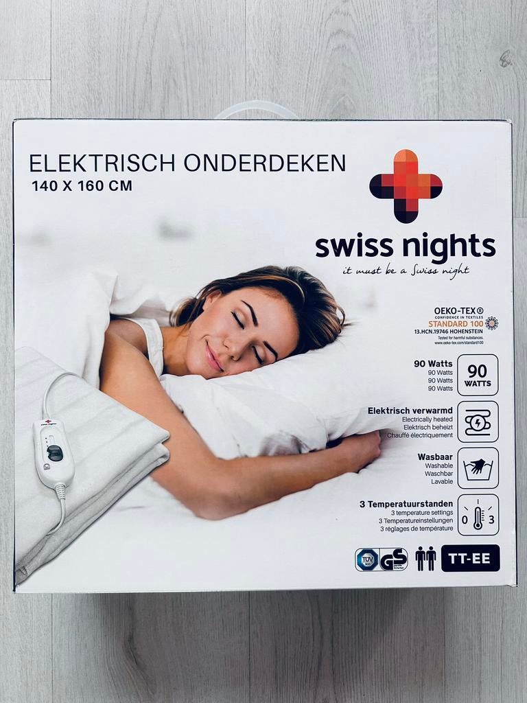 Nieuw Swiss Nights Elektrische Deken 140x160 cm 2-Persoons, Ophalen of Verzenden, Nieuw