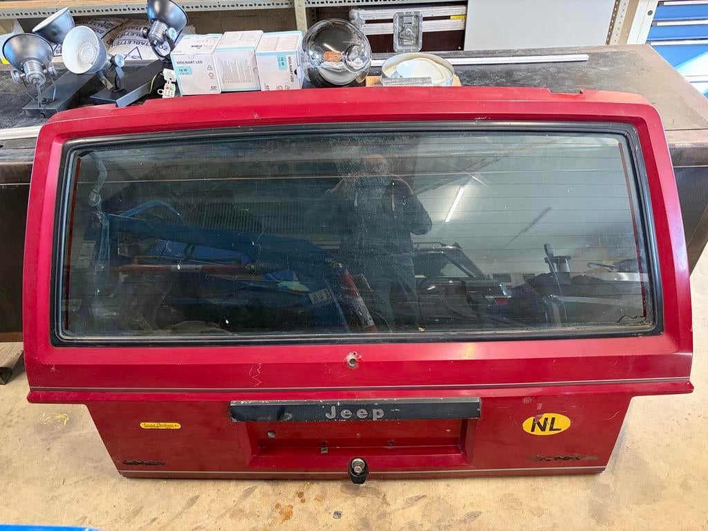 Jeep Cherokee XJ Achterklep Rood - Gebruikt, Auto-onderdelen, Gebruikt, Achterklep, Achter, Ophalen