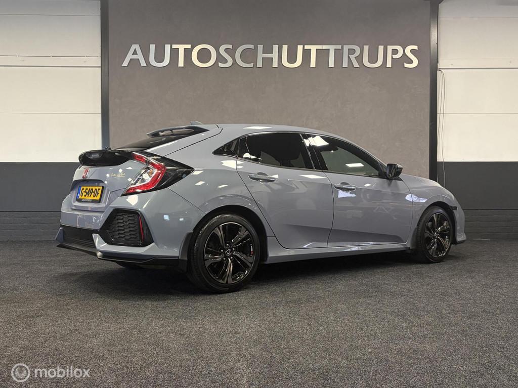 Honda Civic 1.0 i-VTEC Elegance LED / LMV / CRUISE / STOELVE, Auto's, Honda, Voorwielaandrijving, Gebruikt, Euro 6, 988 cc