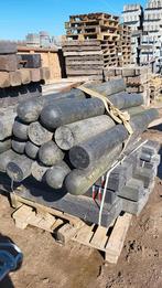 16st Gebruikte kunststof palen 180cm met ronde kop, Ophalen, Gebruikt, Minder dan 180 cm, Palen