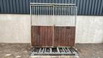 Voorwand met schuifdeur | 2420 x 2300 mm | Gebruikt, Weidegang, 4 paarden of pony's of meer
