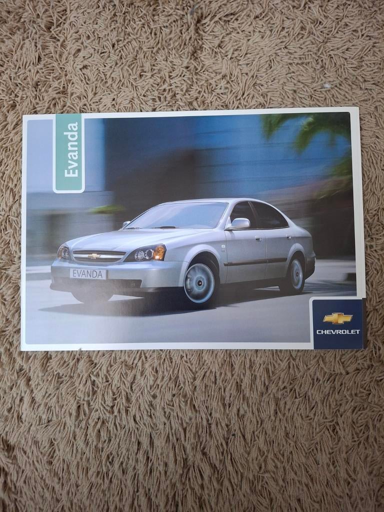 Autofolder Chevrolet Evanda, Verzenden, Chevrolet