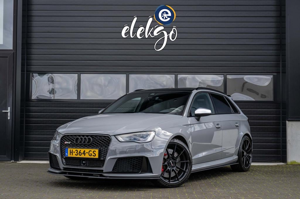 Audi RS3 2.5 TFSI Quattro Pro Line Plus|Nardo|Schaalstoelen|, Auto's, Audi, Bedrijf, Te koop, RS3, 4x4, ABS, Achteruitrijcamera