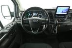 Ford Transit Custom EcoBoost PHEV L1H1 | Hybride | Airco | C, Auto's, Bestelauto's, Automaat, Stof, Gebruikt, Wit