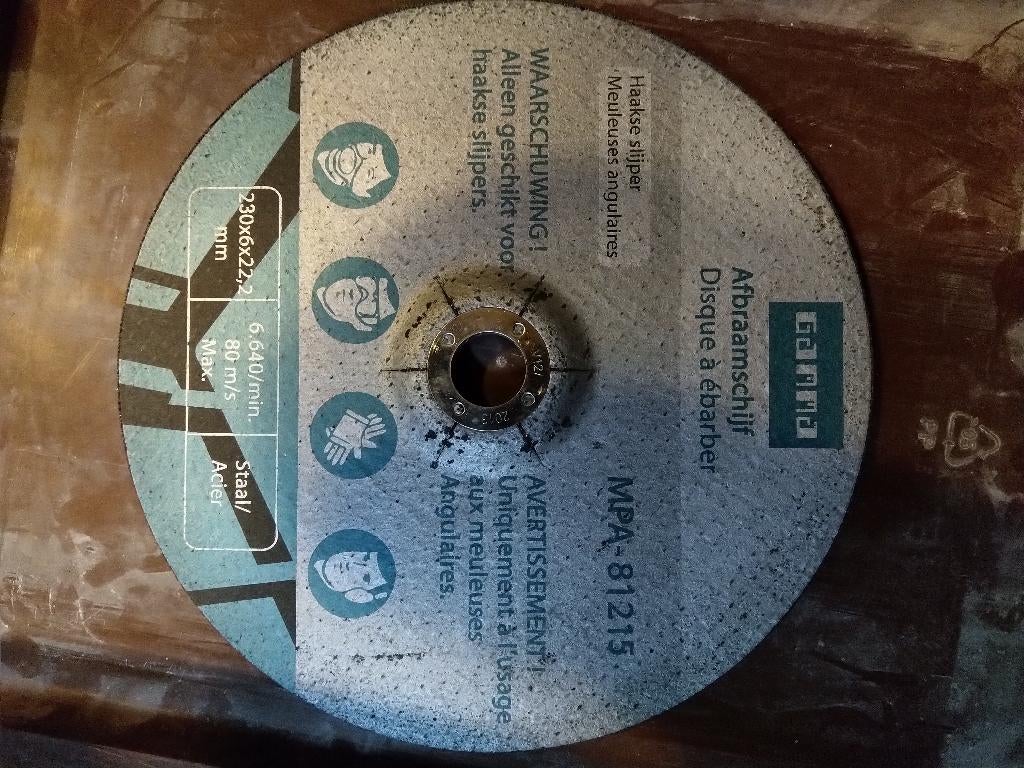 afbraamschijf staal 230x6x22,2 slijpschijf doorslijpschijf, Ophalen of Verzenden, Nieuw, Minder dan 700 watt, Haakse handslijpmachine