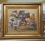 stilleven met viooltjes in vaas, Ophalen of Verzenden