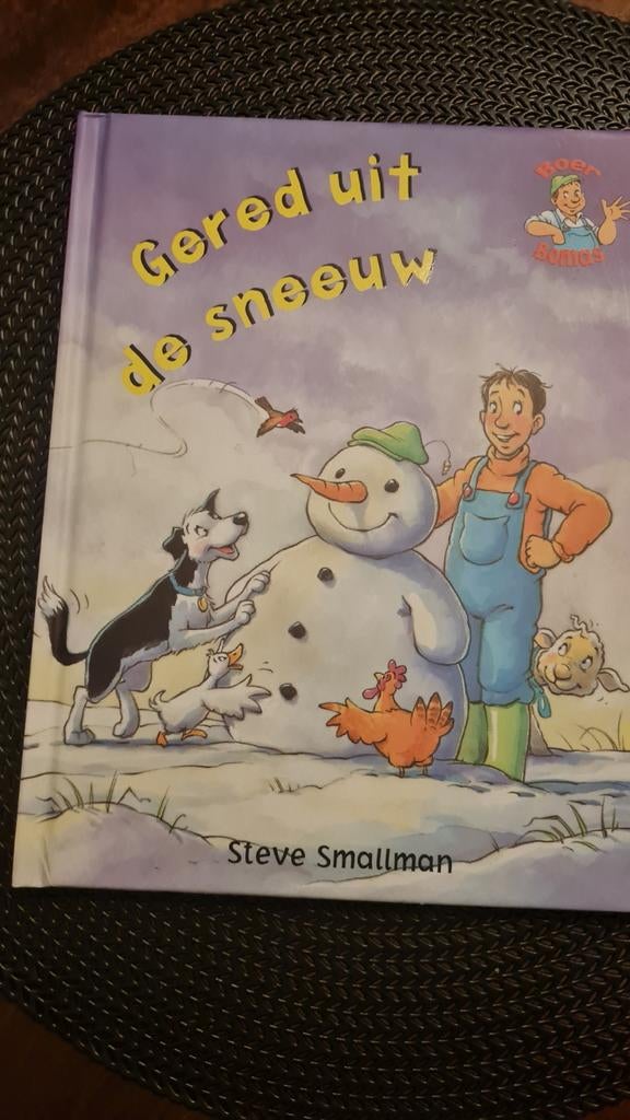 Gered uit de sneeuw - Boer Bomas kinderboek, Ophalen of Verzenden, Zo goed als nieuw, Gaby Goldsack, Fictie algemeen