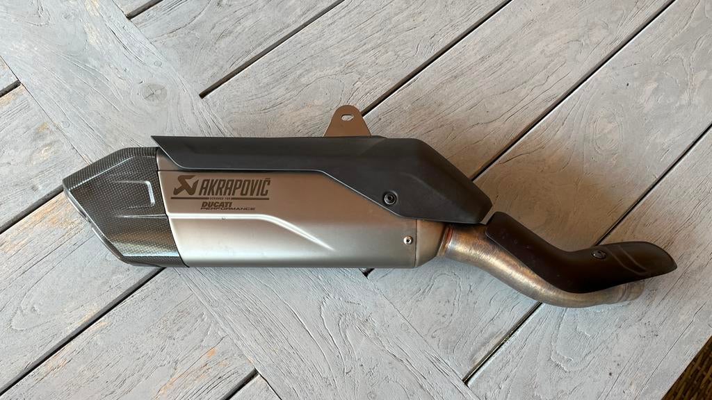 Akrapovic demper Ducati Multistrada V4, Motoren, Ophalen of Verzenden, Gebruikt