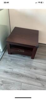 Salontafel (65,65,43cm)€100, Huis en Inrichting, Tafels | Salontafels, Ophalen, Rechthoekig, 50 tot 100 cm, Minder dan 50 cm