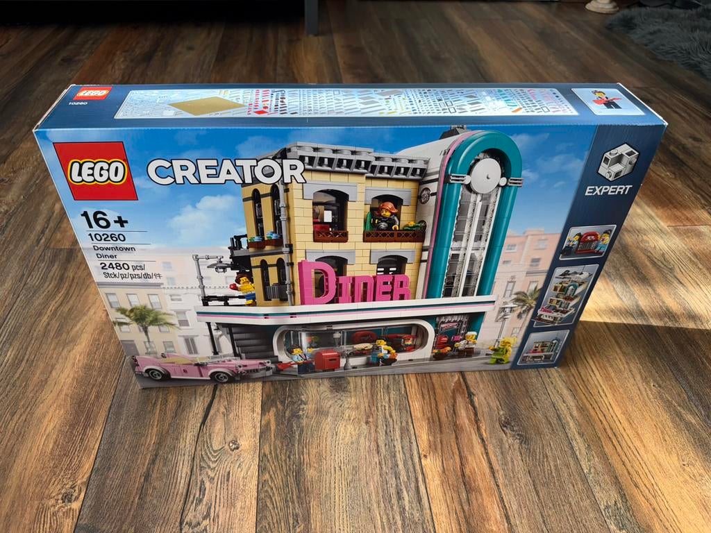 Lego Creator Expert 10260 Downtown Diner Nieuw/ Geseald !!!, Kinderen en Baby's, Speelgoed | Duplo en Lego, Lego, Nieuw, Ophalen of Verzenden