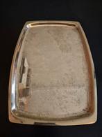Vintage metal schaal/dienblad, Overige materialen, Gebruikt, Schaal, Ophalen of Verzenden