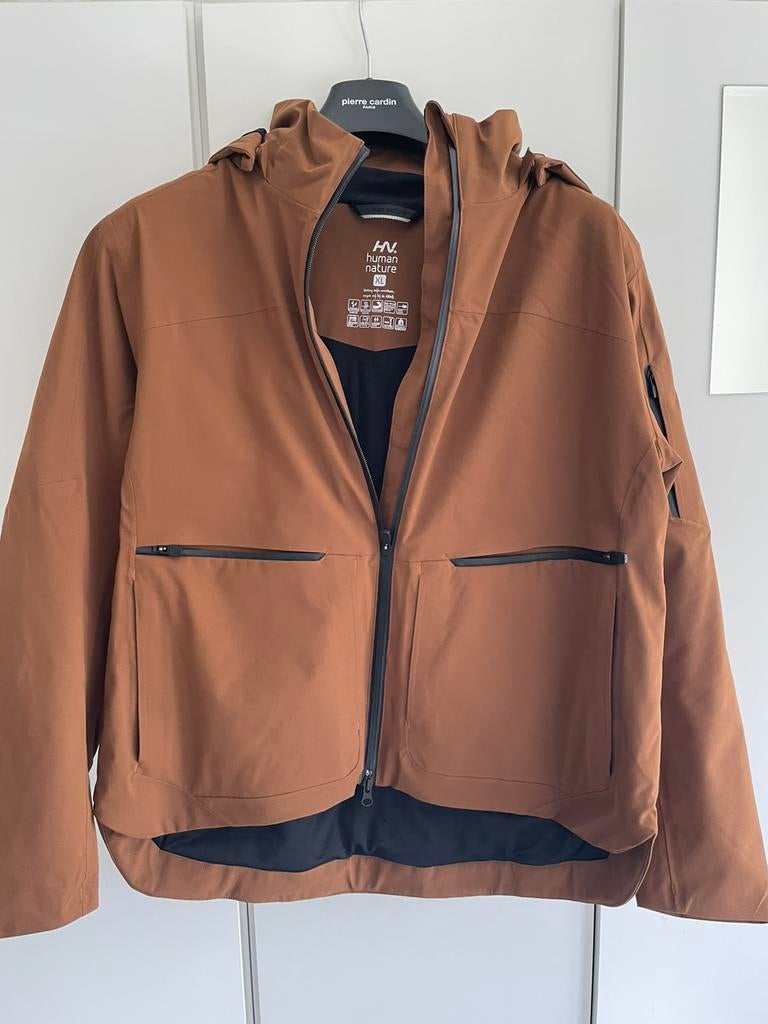 Ski/ outdoor jas Human nature xl, Ophalen of Verzenden, Zo goed als nieuw, Blauw