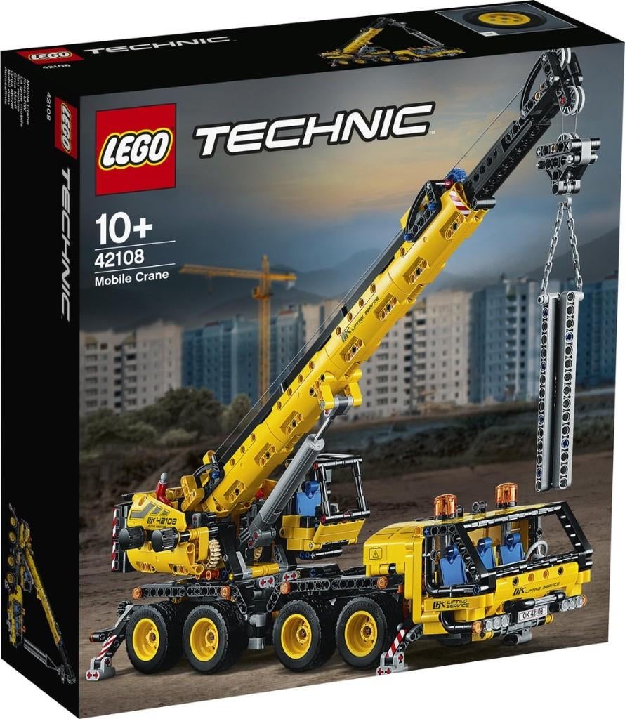 Lego Technic 42108 Mobile Crane, Compleet, Lego, Ophalen of Verzenden, Zo goed als nieuw