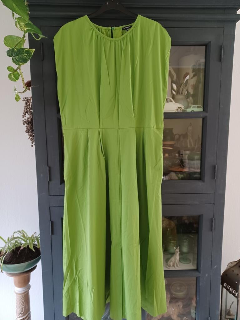 Caroline biss jurk 44 groen, Kleding | Dames, Jumpsuits, Ophalen of Verzenden, Zo goed als nieuw, Maat 42/44 (L), Groen