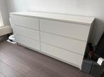 Ikea Malm ladekast wit - 6 lades, Ophalen, Gebruikt, 5 laden of meer, 150 tot 200 cm