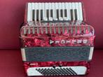 Z.g.a.n. compacte Delicia 23 accordeon . 72 bas .3 korig ., Muziek en Instrumenten, Accordeons, 72-bas, Met koffer, Zo goed als nieuw