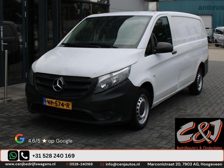 Mercedes-Benz Vito 109 CDI Functional Lang airco 3 zits marg, Auto diversen, Schadeauto's, Mercedes-Benz, Handgeschakeld, Diesel