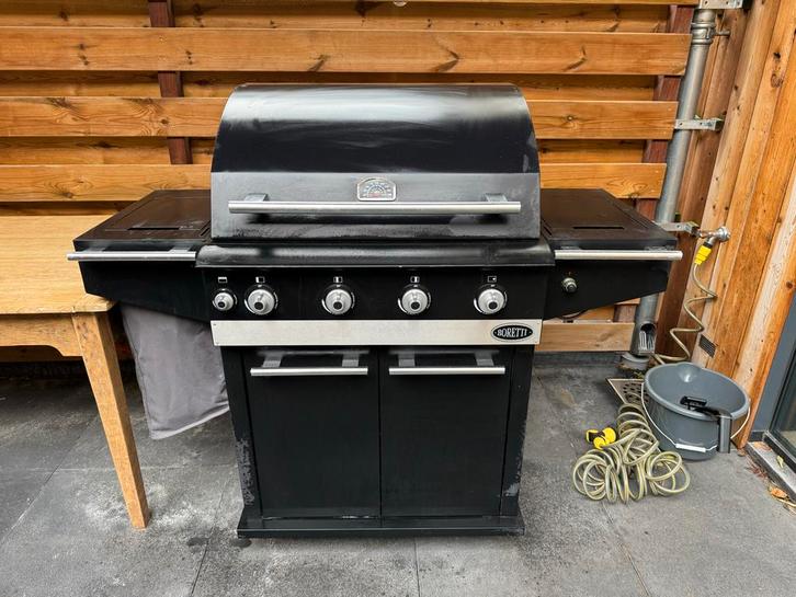 Boretti Ibrido hybride Gas- en Houtskoolbarbecue, Tuin en Terras, Gasbarbecues, Gebruikt, Ophalen