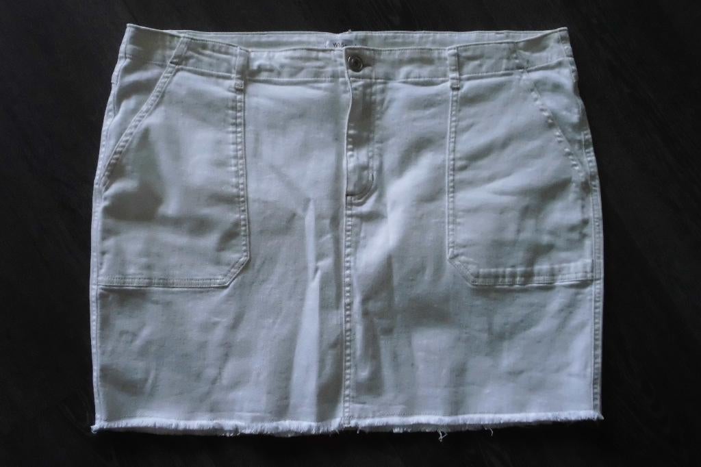 witte rok maat 48, Wit, Maat 46/48 (XL) of groter, Ophalen of Verzenden, MS Mode