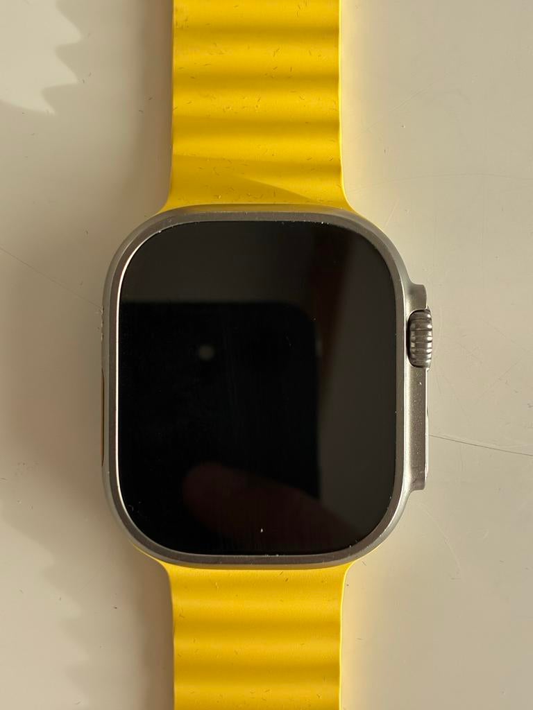 Apple Watch Ultra 49mm Titanium met extra bandjes, Afstand, IOS, Ophalen of Verzenden, Zo goed als nieuw