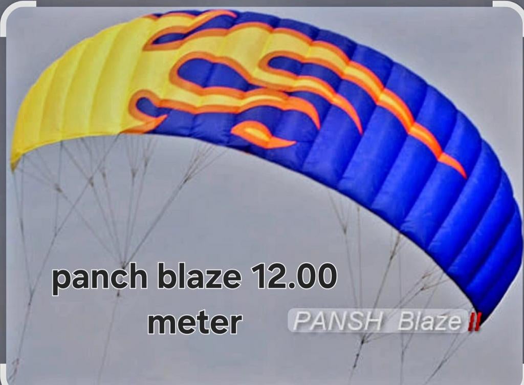 Panch kite  12m² ( eventueel met bar en harnas), Ophalen