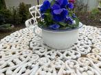 emaille piespot  / plantenbak, Ophalen, Rond, Minder dan 30 cm