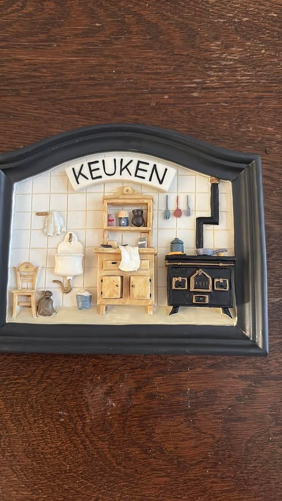 TEGELTJE KEUKENDEUR, Ophalen of Verzenden, Zo goed als nieuw