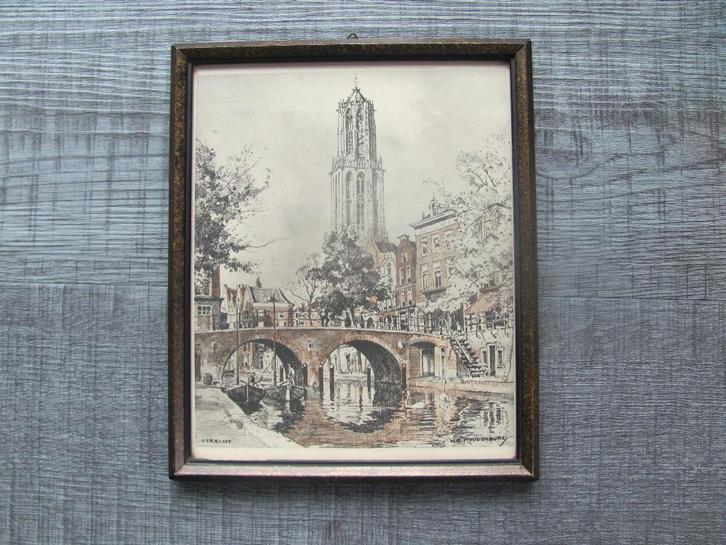 H.E. Roodenburg - 1951 - Utrecht, Antiek en Kunst, Kunst | Etsen en Gravures, Ophalen of Verzenden