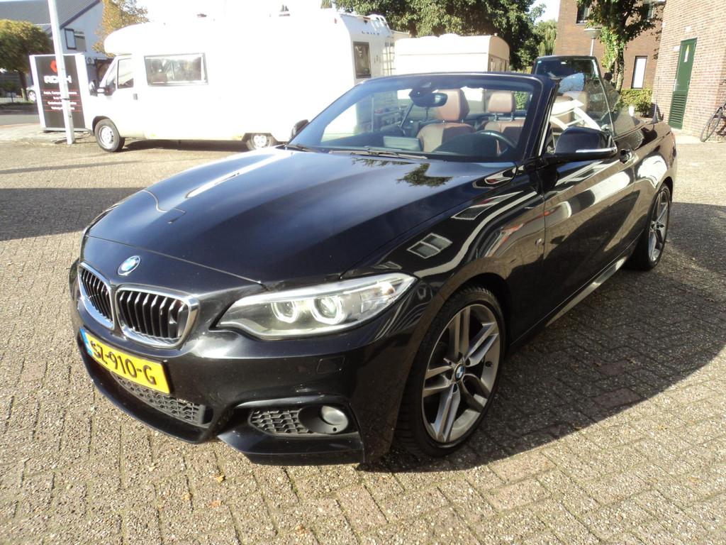 BMW 2-serie Cabrio 218i High Executive, Auto's, Gebruikt, Euro 6, Cabriolet, 4 stoelen