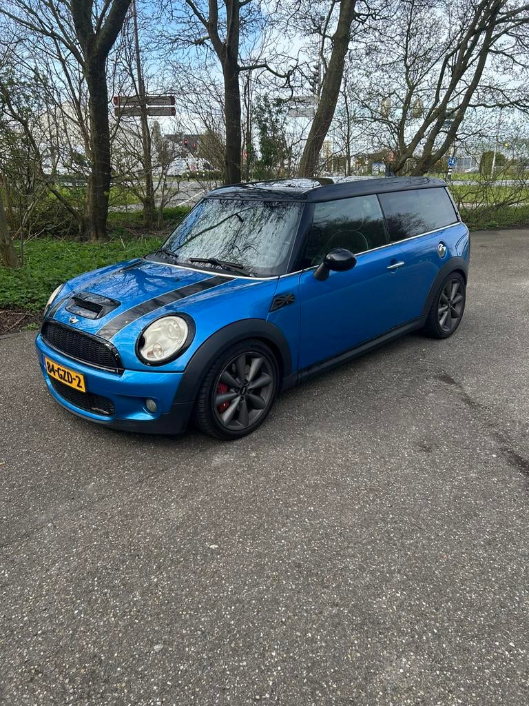 Mini Clubman 1.6 John Cooper S Works 2008 Blauw, Auto's, Voorwielaandrijving, Clubman, 4 cilinders, Stationwagon