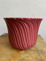 Retro bloempot Söndgen Keramik West-Germany 12x16 cm, Rond, Ophalen of Verzenden, Zo goed als nieuw, Aardewerk