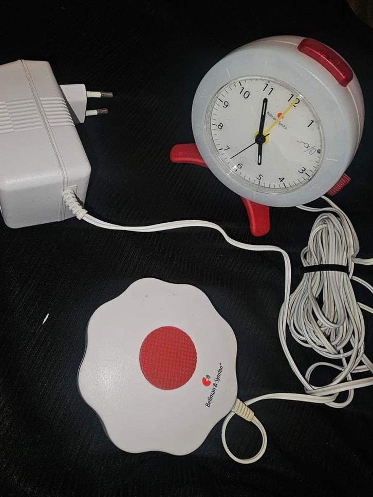 Bellman & Symfon Wekker met trilfunctie en lichtsignaal, Witgoed en Apparatuur, Wekkers, Ophalen of Verzenden