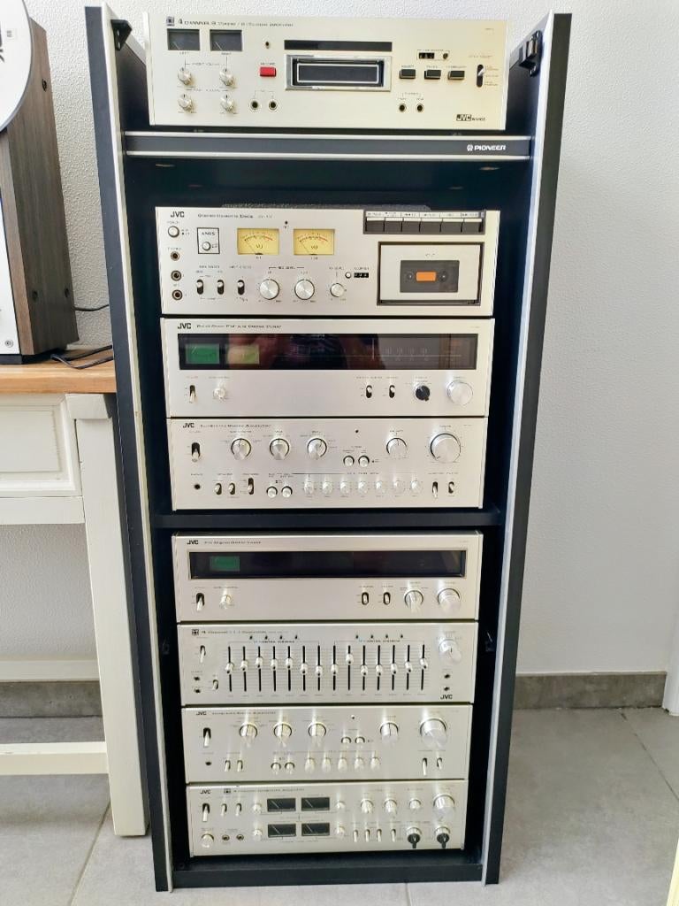 JVC set., Audio, Tv en Foto, Versterkers en Receivers, Ophalen of Verzenden, Zo goed als nieuw, JVC