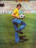 Poster Johan Cruyff - Lois reclame - stadion de Meer - 1973, Ophalen of Verzenden, Gebruikt, Ajax, Poster, Plaatje of Sticker
