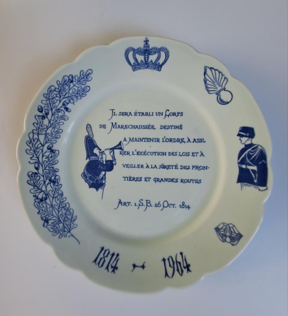 Wandbord ter ere 150 jaar Marechaussee, Ophalen of Verzenden