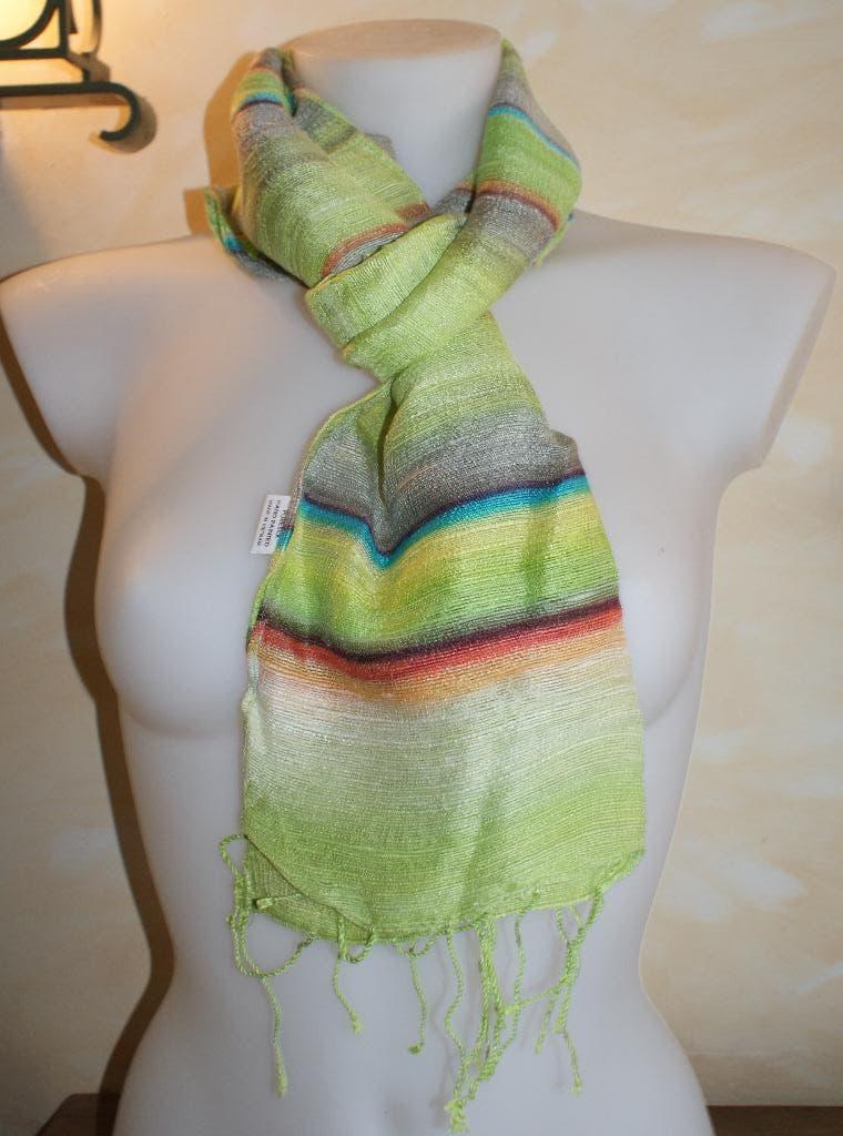 Thang Loi (Vietnam) 100% zijde lichte zomersjaal ** NIEUW **, Kleding | Dames, Mutsen, Sjaals en Handschoenen, Thang Loi Fine Arts