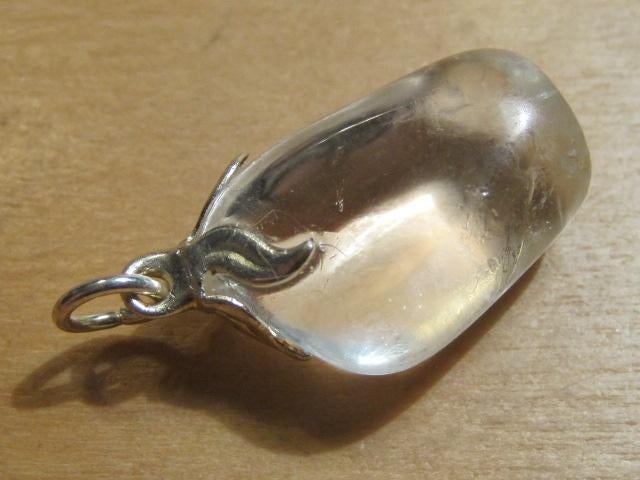 h. 3x aparte edelsteenhanger BERGKRISTAL (4), Verzenden, Nieuw, Steen of Mineraal, Met edelsteen