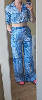 Zara setje co-ord pak set, Maat 38/40 (M), Blauw, Zara, Ophalen of Verzenden