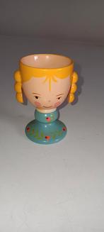 Vintage Sevi Houten Eierdopje Meisje, Ophalen of Verzenden