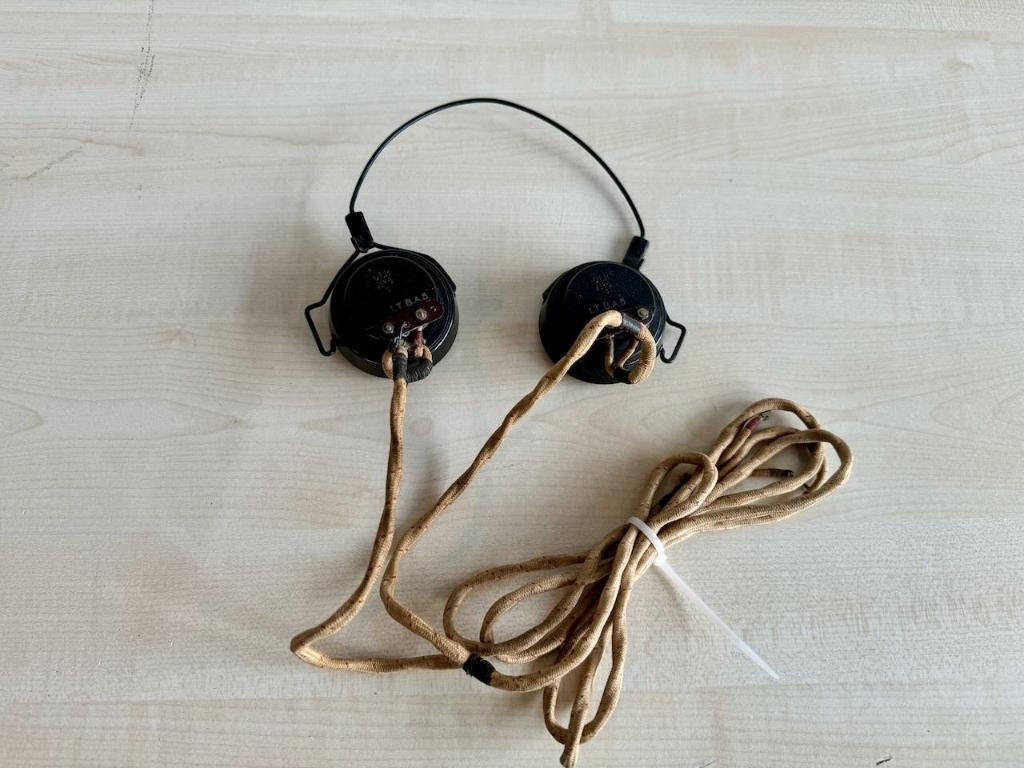 Antieke headset, Ophalen of Verzenden