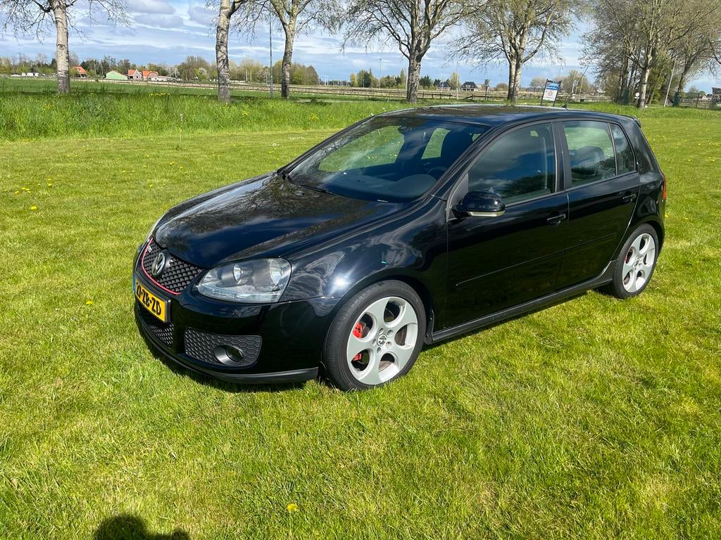 Volkswagen Golf V GTI 2.0 TFSI 200PK 2008, 4 cilinders, Zwart, Origineel Nederlands, Handgeschakeld
