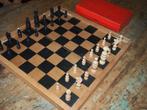 Kleine Oude Houten Schaakspel/Set, Een of twee spelers, Ophalen of Verzenden, Gebruikt