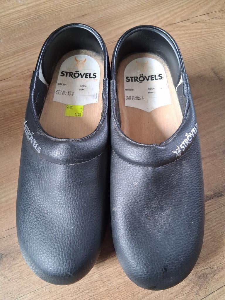 Strövels klompen, maat 43, zwart, zo goed als nieuw, Kleding | Heren, Schoenen, Klompen, Strövels, Zwart, Ophalen of Verzenden