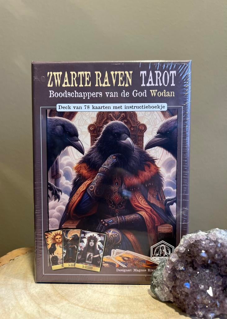 Zwarte raven tarot nieuw, Ophalen of Verzenden, Nieuw, Tarot of Kaarten leggen, Overige typen