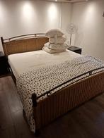 Twee persoonsbed compleet, Ophalen, Bruin, Tweepersoons, Zo goed als nieuw